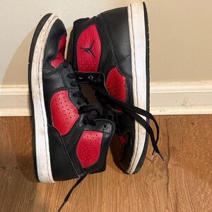 Nike Black and Red Athletic Shoes